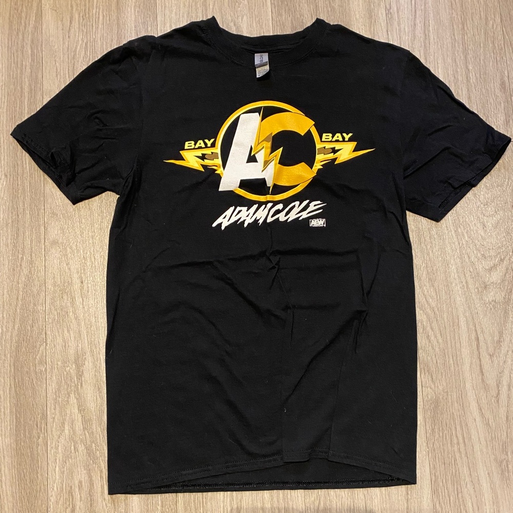 AEW Adam Cole Black Graphic T-Shirt